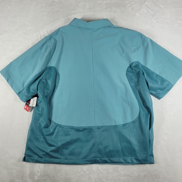 Formula 1 x PacSun Corsa Zip Shirt Men's 2XL Blue Short Sleeve F1 Racing NWT - Picture 5 of 9